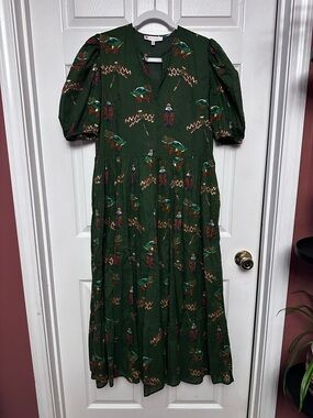 jude connally kristen maxi dress Kristen Maxi Dress Gilded Jude Cloth in Stained Glass Hot Pink Gold| Jude Connally XL / Stained Glass Hot Pink Gold
